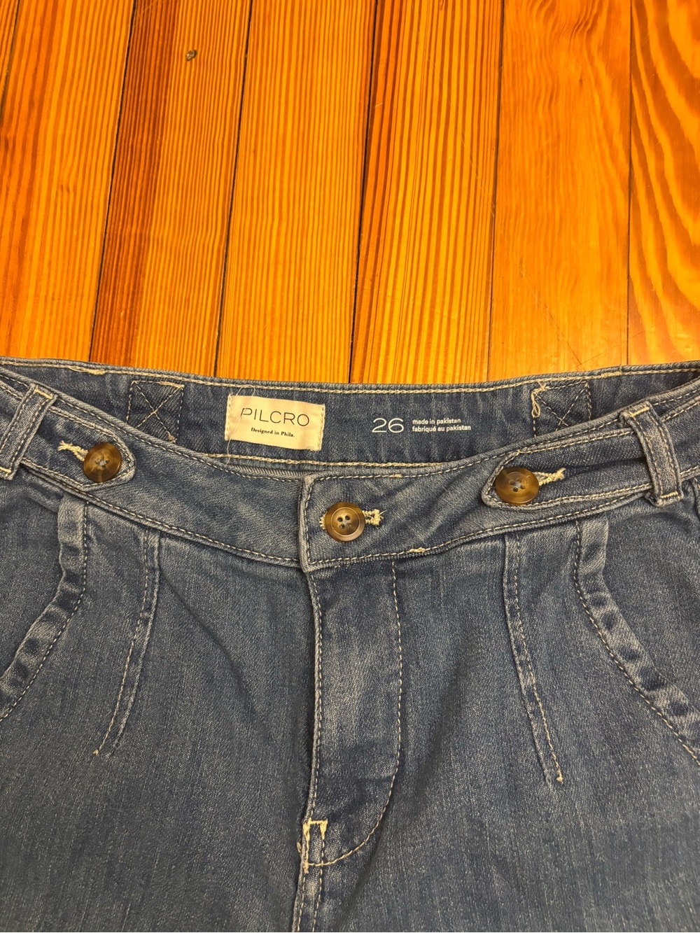 NWOT Anthropologie Pilcro Tower Flare Mid Rise Jean - Picture 5 of 8